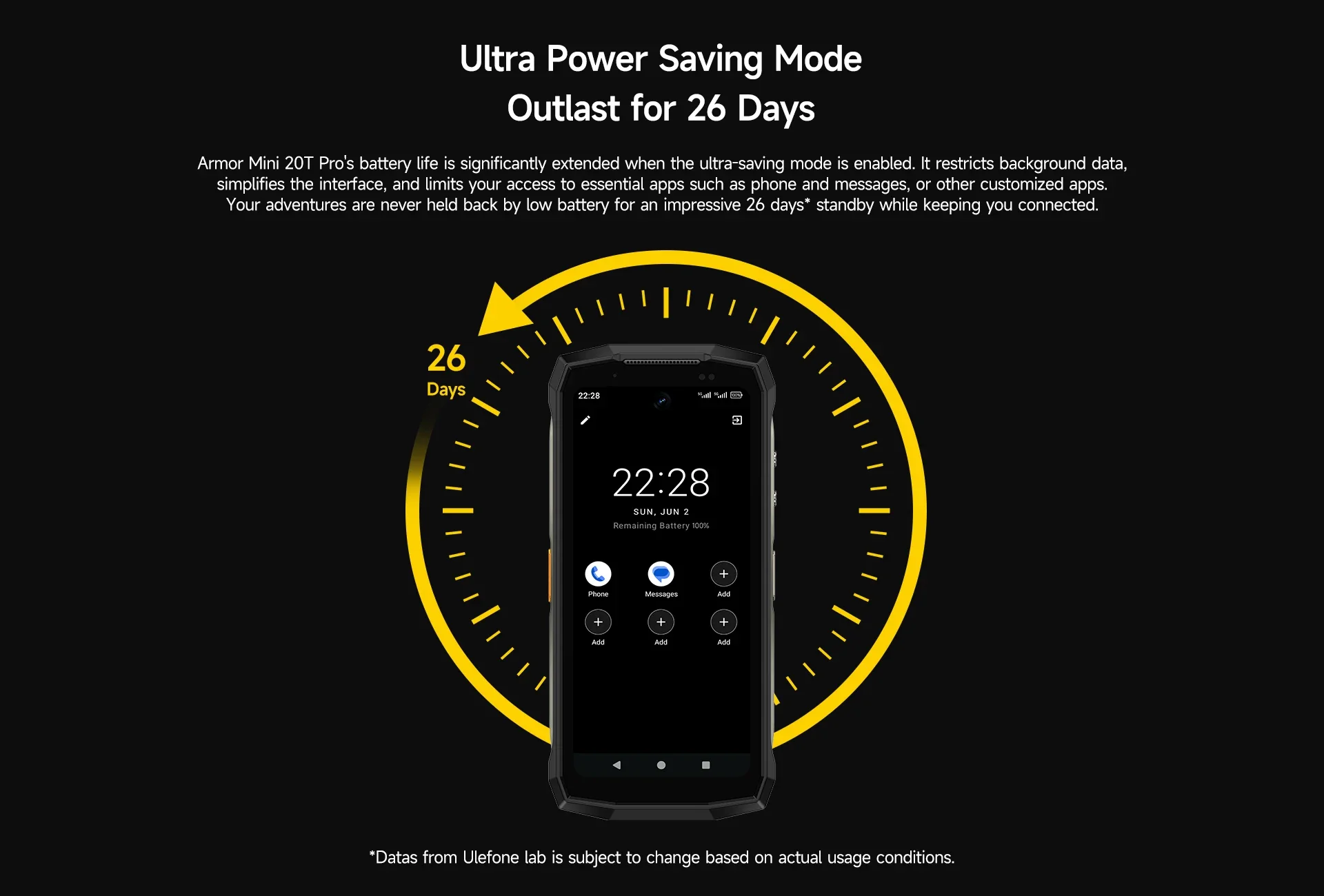Ulefone Armor Mini 20T Pro Rugged Smartphone 5G Thermal Imaging 4.7" Display 8GB+256GB Android 14 NFC Cellphones
