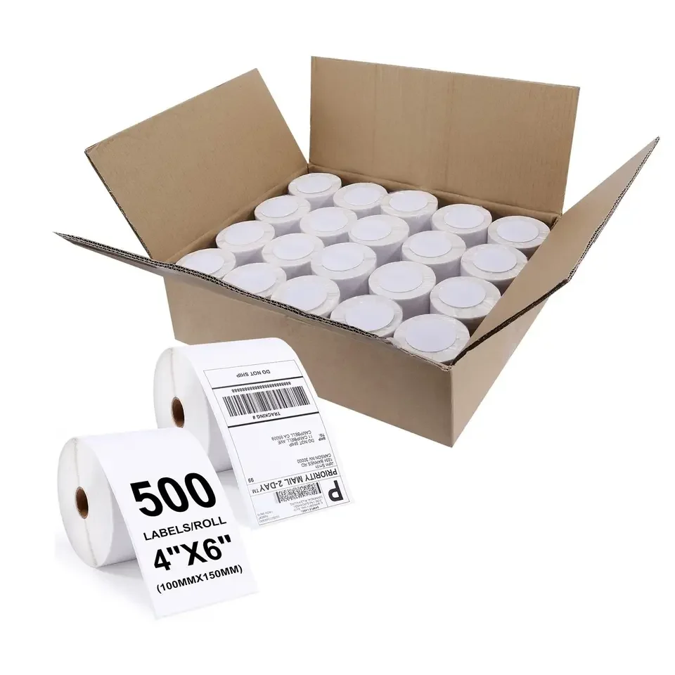 Manufacturer Waybill Sticker A6 Thermal Paper Waterproof White Blank