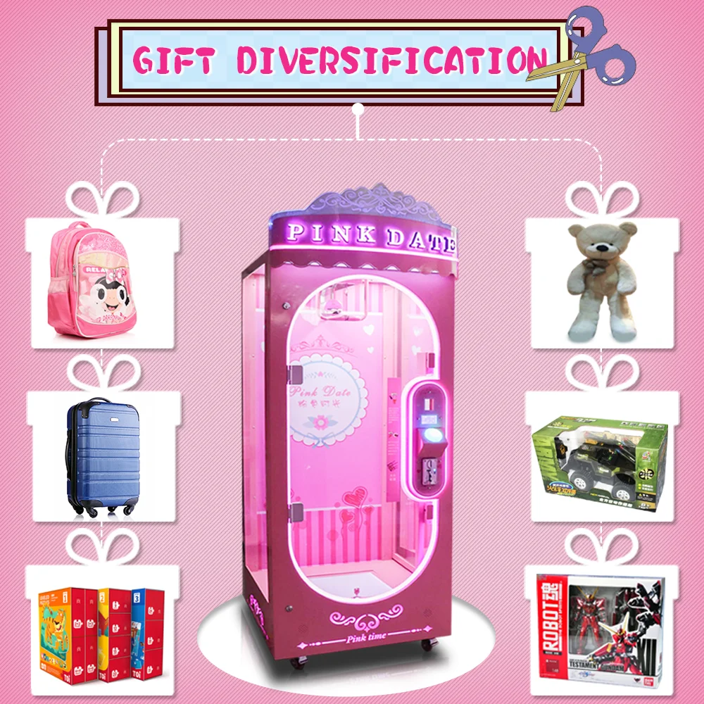 
Игровой автомат для игр в помещении, розничный автомат с ножницами и алюминиевым Рельсом 