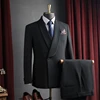 Veste et pantalon de costume noirs