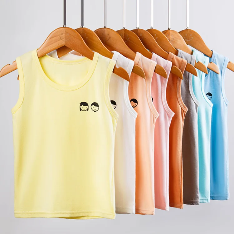 
 Летняя жилетка из хлопка для девочек и мальчиков, карамельных цветов, 4 предмета, одна сумка  