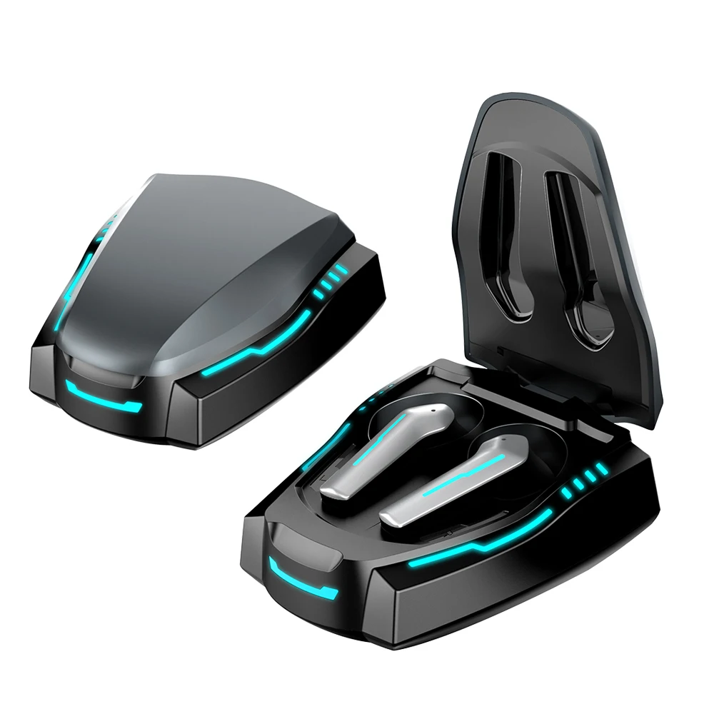 Игровые bluetooth-наушники со светодиодной подсветкой 5 1 настоящие беспроводные игровые TWS-наушники