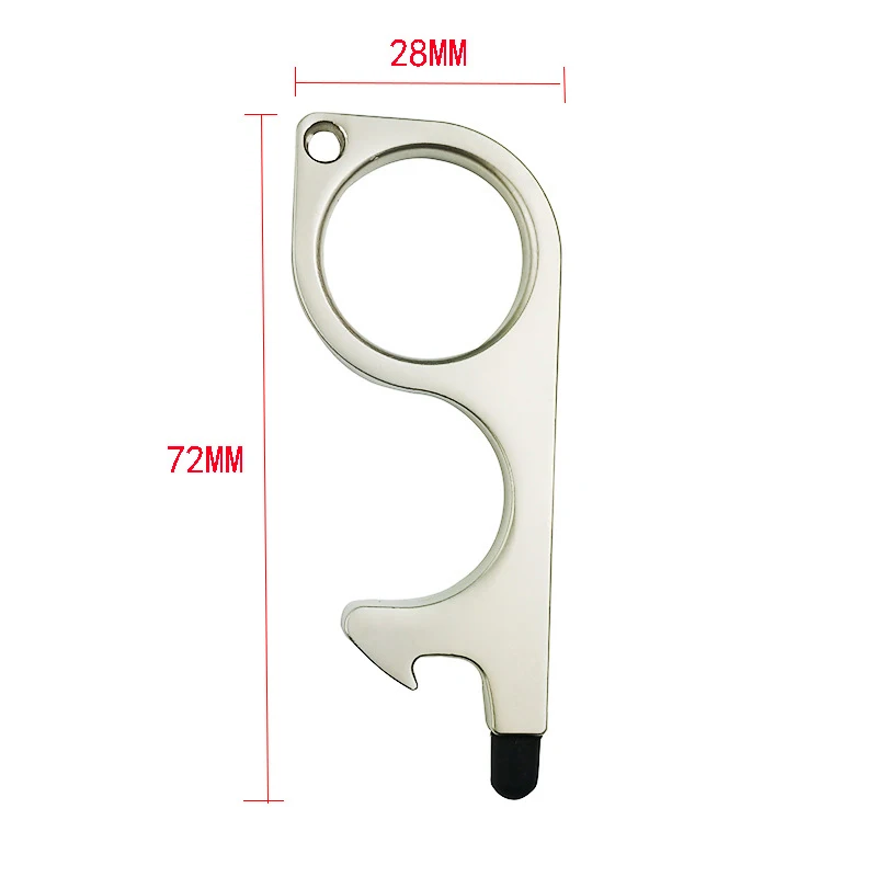 Self Defense Keychain Customized EDC No Touch Hygiene Tool