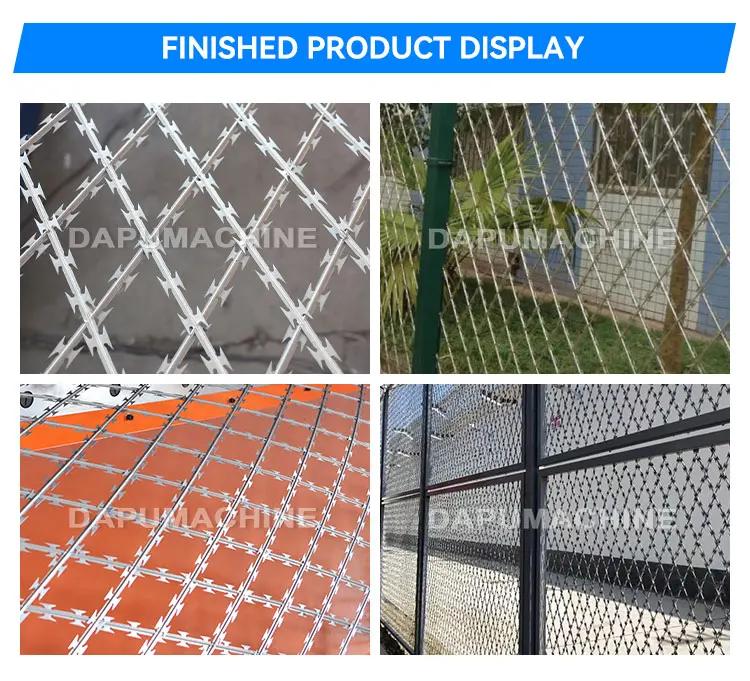 High Security Razor Wire Fence Mesh Production Line - Buy Razor Wire ...