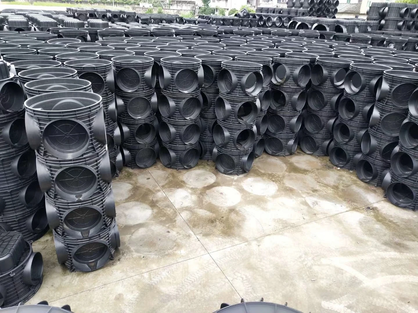 Supply HDPE Corrugated Drainage Pipe Connection Fitting Inspection Manhole Union