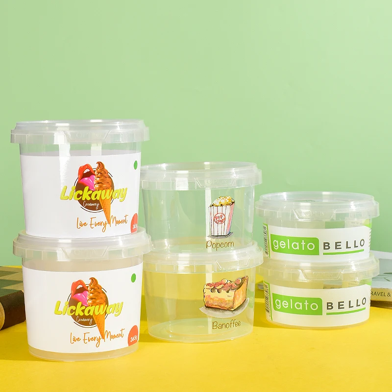2025 Personalized  Lock Lid Deli Container 200g 250g 500g 1000g Tamper Evident Containers with Lid