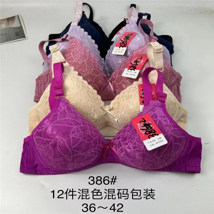 High Quality Mixed European Style Push-Up Bra for Women Comfortable Plus Size Embroidered Underwear Low Price Stock
