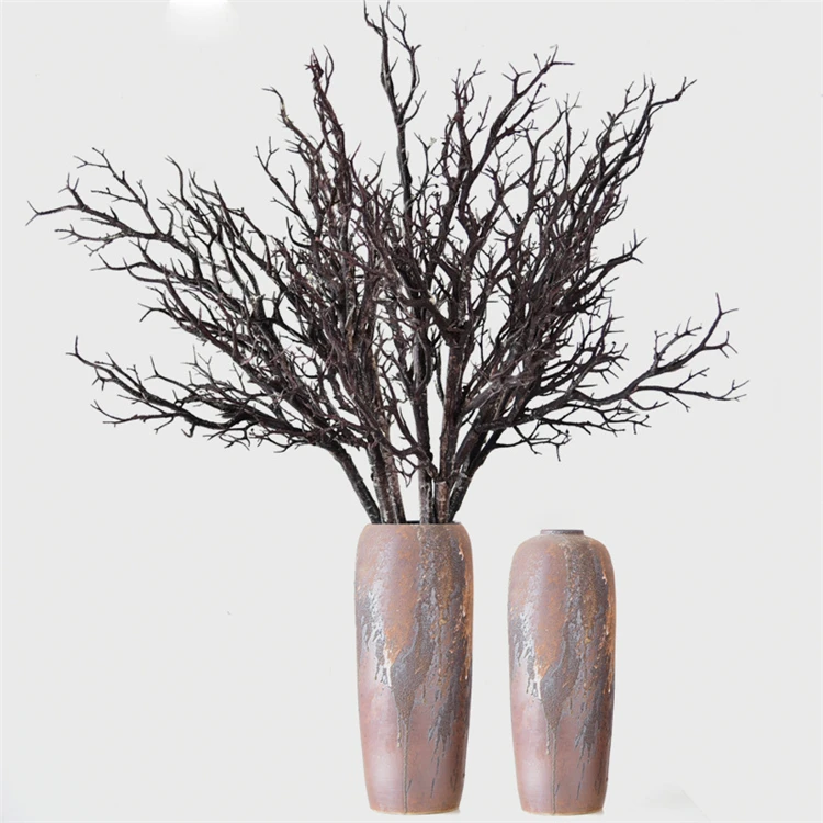 QSLH V805 Home Decoration Artificial Tree Branches Single Real Touch Dried Branches