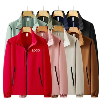 Custom Logo Zipper Fishing Jacket Waterproof Coat Men Water Proof Jackets Winter Warm Winter Jacket Men