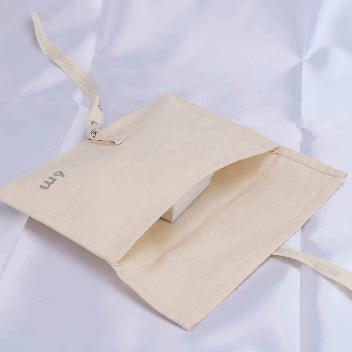 Custom Logo Printed Organic Envelope Cotton Canvas Pillow Child