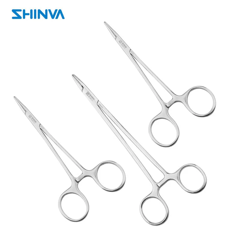 SHINVA Needle Holder All Types with 14cm-20cm Mayo Hegar Surgical Forceps Clamps 5.5"-7.9"