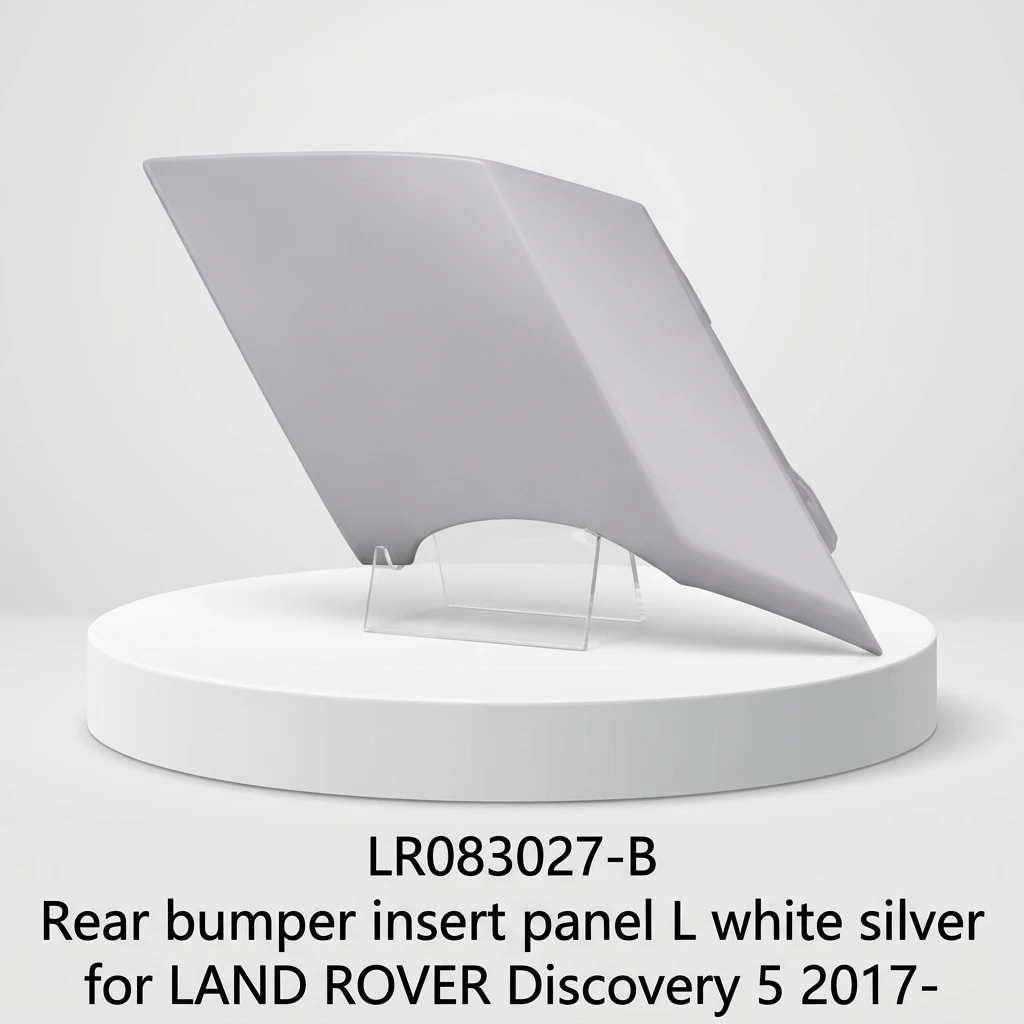 LR083027-B Direct Fit Weather Resistant Rear Bumper Insert Panel L White Silver for LAND ROVER Discovery 5 2017-