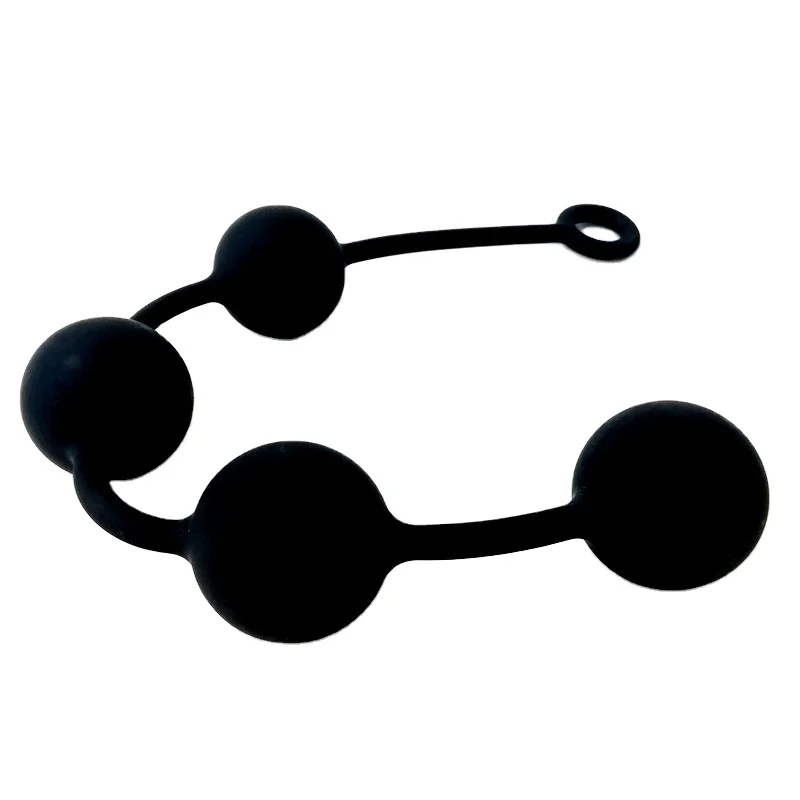 Beginner Silicone Small Anal Beads Butt Plug Ball Pull Ring Anal Stimulator Ass Butt Beads G Spot Anus Masturbation Erotic Goods