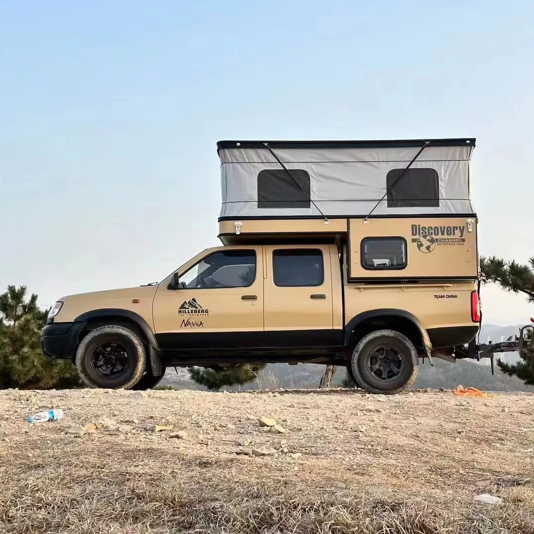 2024 Factory Supplier Slide-in Pick-up Campers Caravan House with Toilet for Outdoor Camping