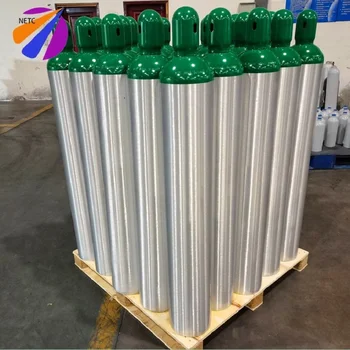 8L 10L 40L 50L  Aluminum Medical Oxygen Cylinder  Factory Supply with  Valve