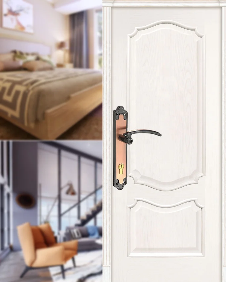 アルミニウム合金サイレント屋内ドアロック1セット ヨーロッパスタイル