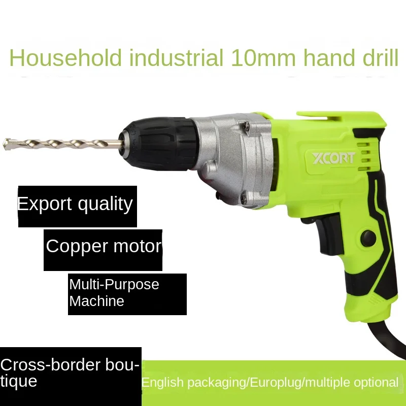 BUY Homdum 220V Powerful Simple MAF Electric hand Drill Machine 10mm