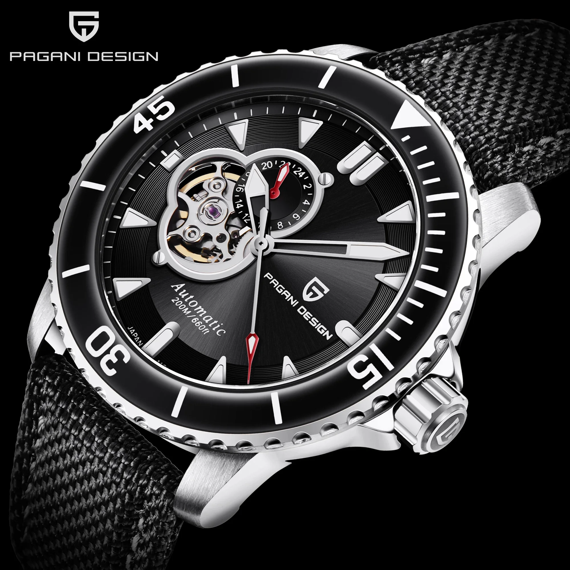 2021 PAGANI DESIGN PD 1674 Men Luxury Wristwatch NH39 Automatic Mechanical Movt Stainless Steel Tourbillon Men Watches Alibaba