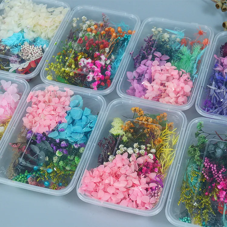 Factory Supply Dry Flowers Aromatherapy Candle Diy Materials Real