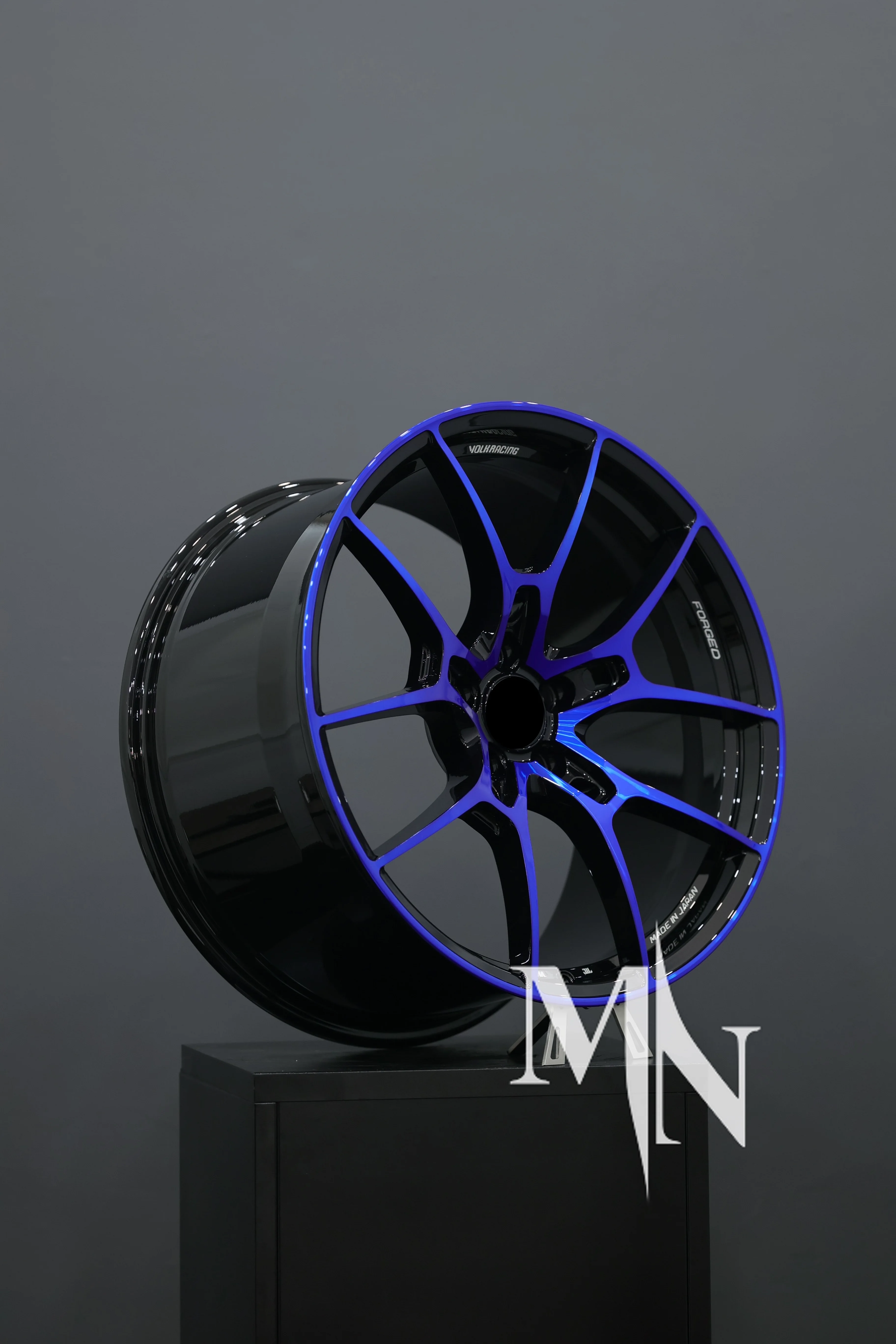 Custom Fk8 Rims Maining Forged Volk Racing G025LC Blue Rims - 18, 19, 20 Inch 5x120 ...