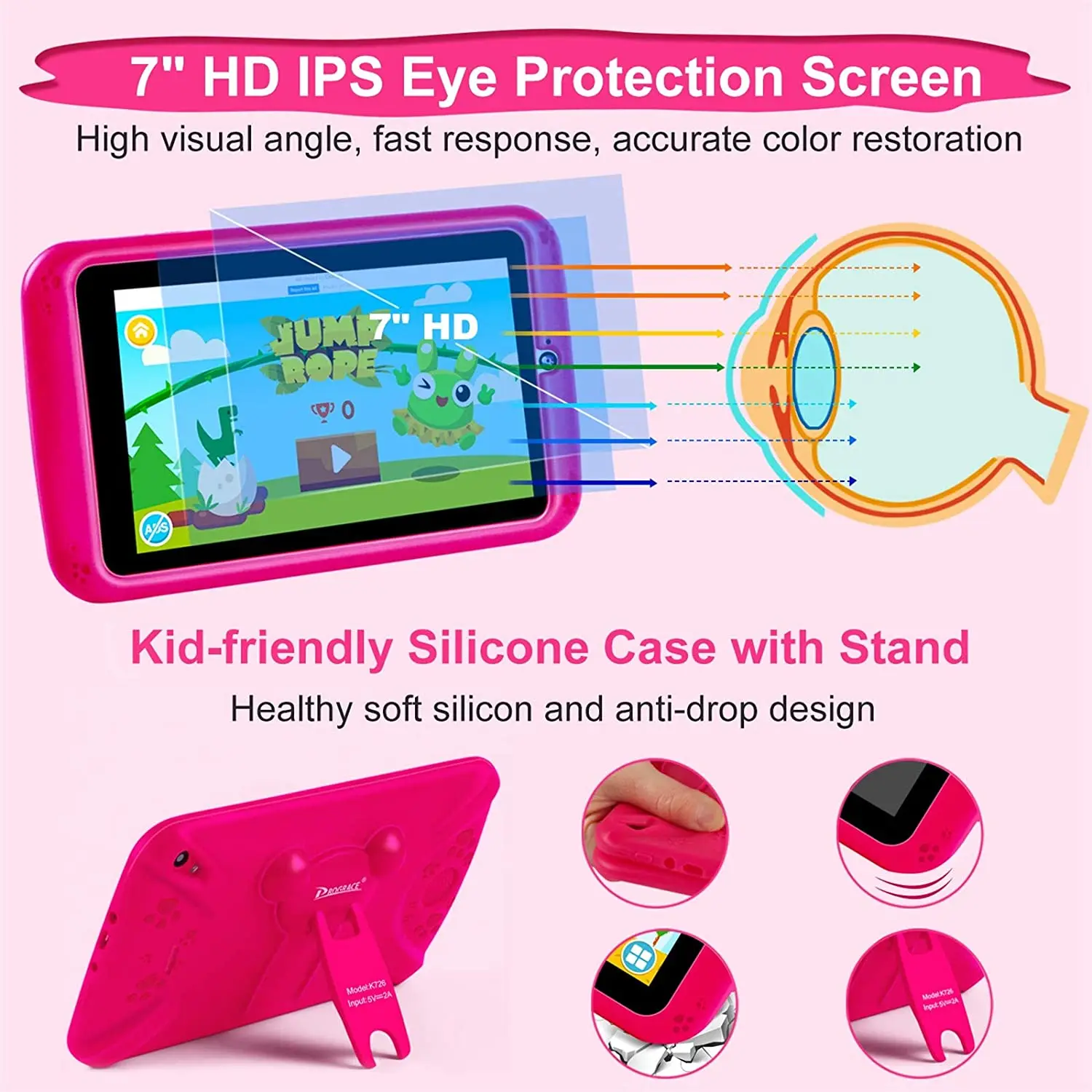 
2020 Самый дешевый планшетный ПК q88 7 Pulgadas 7 дюймов дети Android защита глаз HD экран родительский контроль планшеты без двойной Sim 