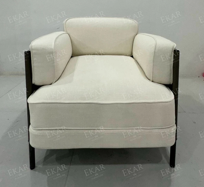 product modern leather lounge chair with comfortable cushioning and sturdy base-66