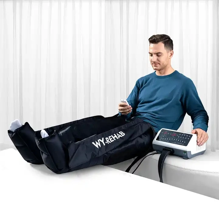 Professional 12-Chamber Air Compression Massager for Leg Lymphedema Treatment