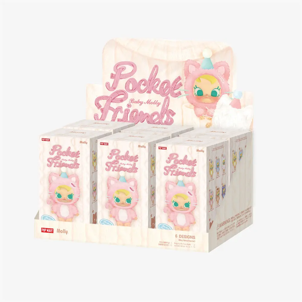 クリアファイル POP MART Pocket Friends Baby Molly Baby Molly Pocket Friends Series-Vinyl Plush Pendant Blind