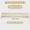 Shell Beige mahjong racks 4pcs --- MJ-R-0001-B
