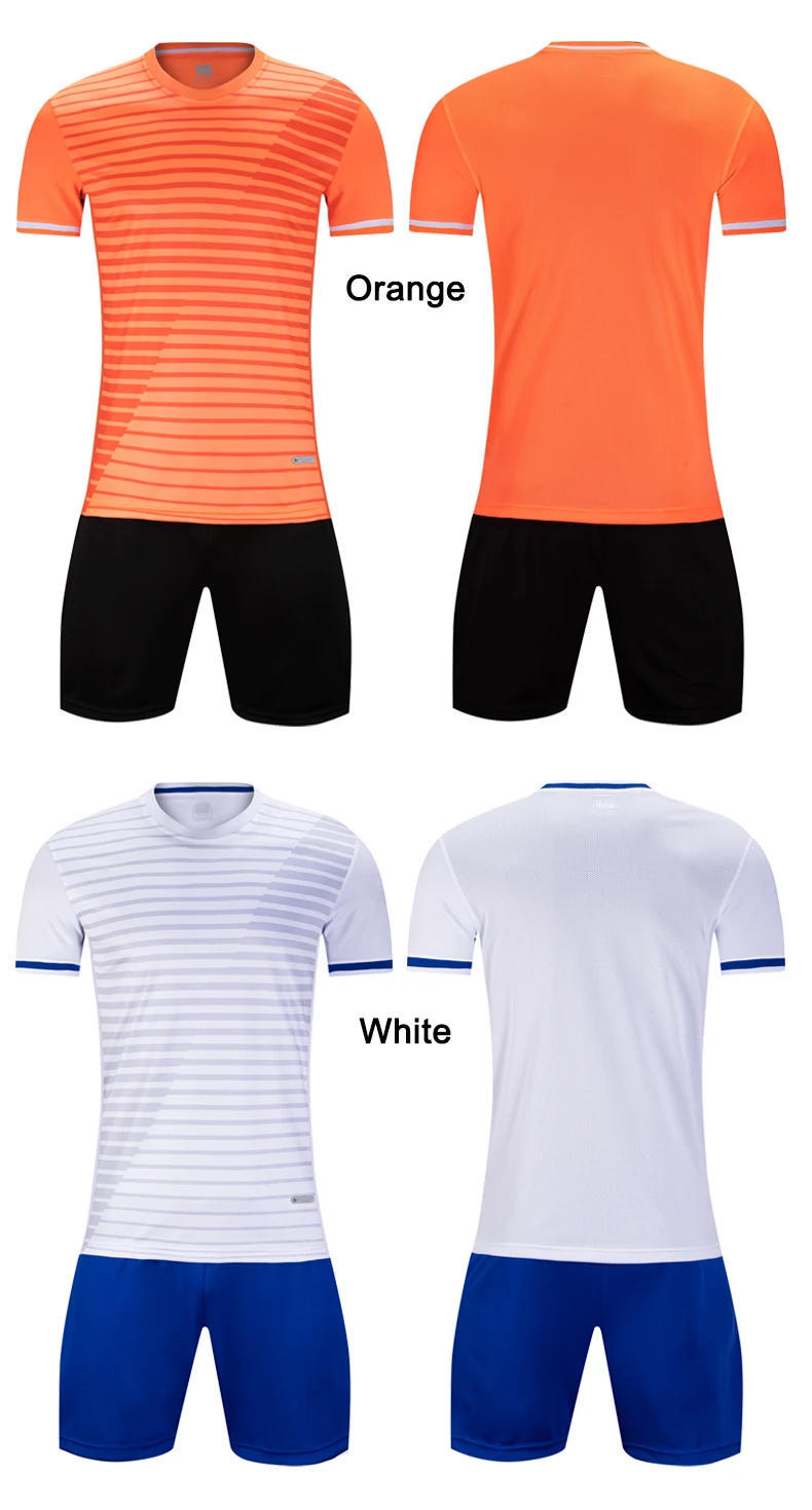 定制批发足球球衣套装升华印花足球衬衫空白男士运动足球服