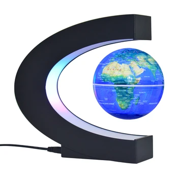 2023 New Design Levitating Magnetic Floating Glass Globe Fishing Net Float Light  Magnetic Globe in Different Colours