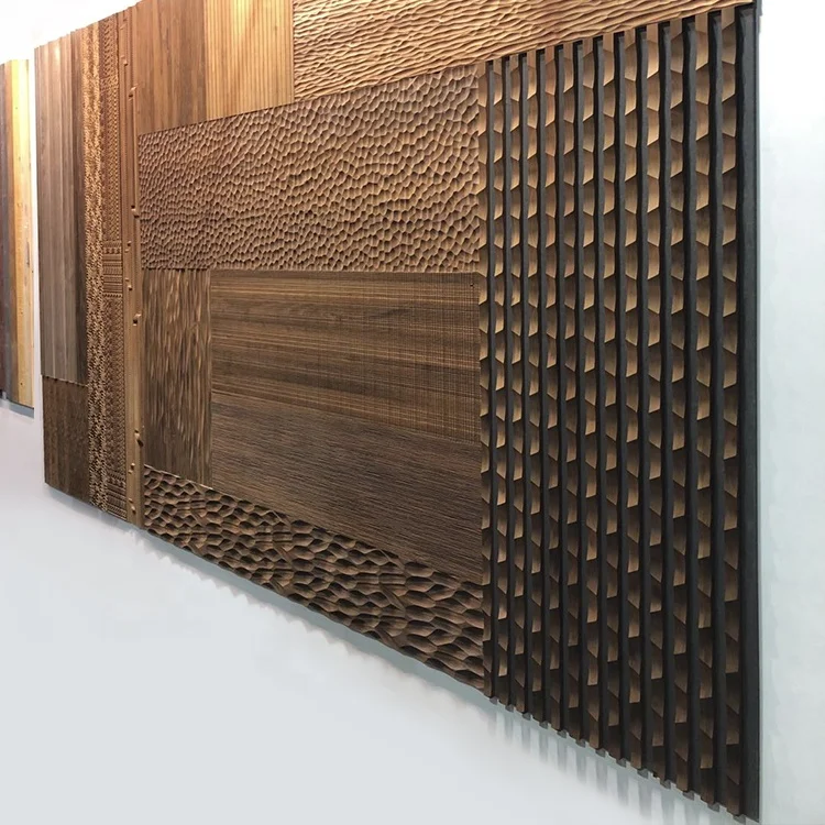 Alibaba.com: Fluted 3D Wall Decor Siding Plank with Solid Slats Timber ...