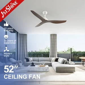 1stshine Ceiling Fan Vintage Plastic Blades 6 Speeds High Quality Smart Ceiling Fan with Remote