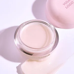 Glowy Pink Tint Natural Lip Care Collagen Coconut Oil Lip Balm Hydrating Moisturizing Smoothing Plumping Repair for Dry Lips OEM