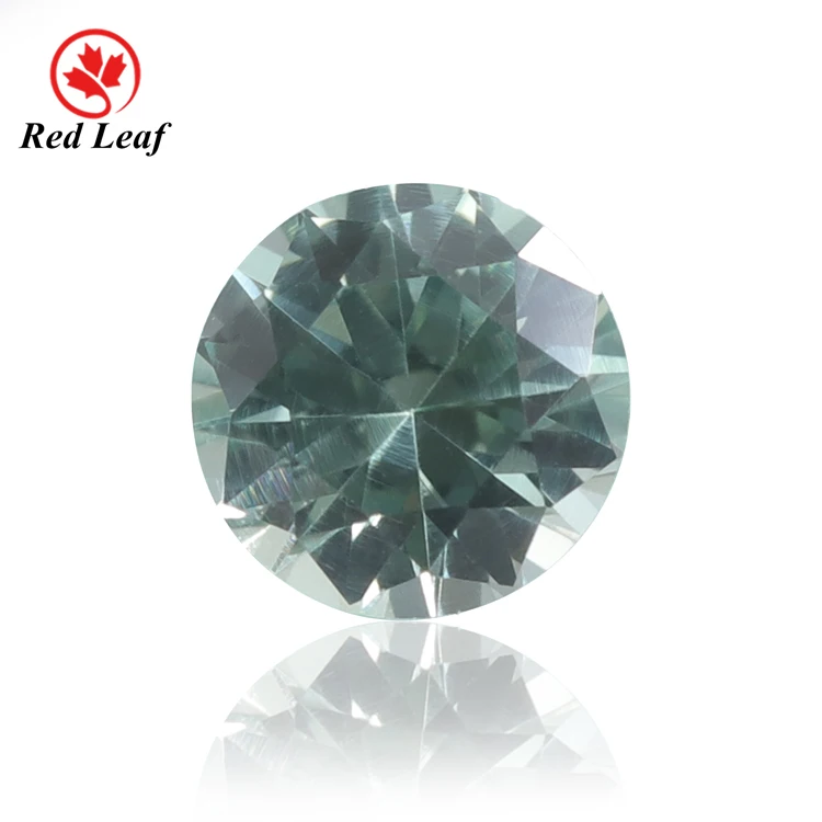 Redleaf Loose Gems Mint Green 73 Color Round Shape 5a Quality