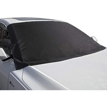 Car Windshield Snow Cover, Waterproof Frost Guard Winter Windshield Snow Ice Cover with Side Mirror Covers, Windproof