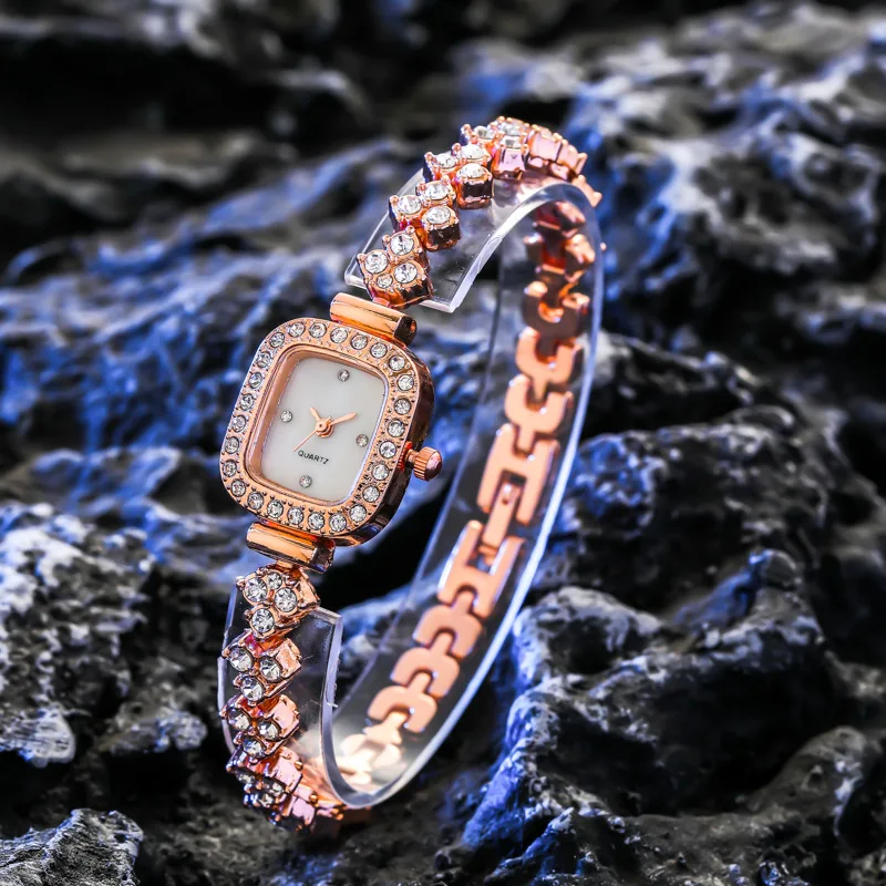 Shop Our Pcs Set Watch for Women Top Fashion Diamond
