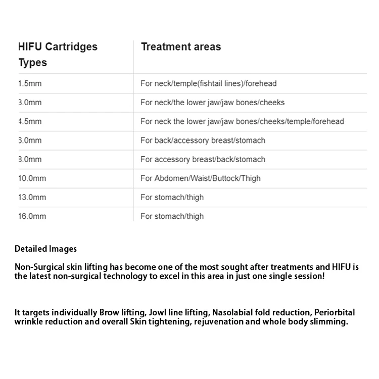 hifu cartridge