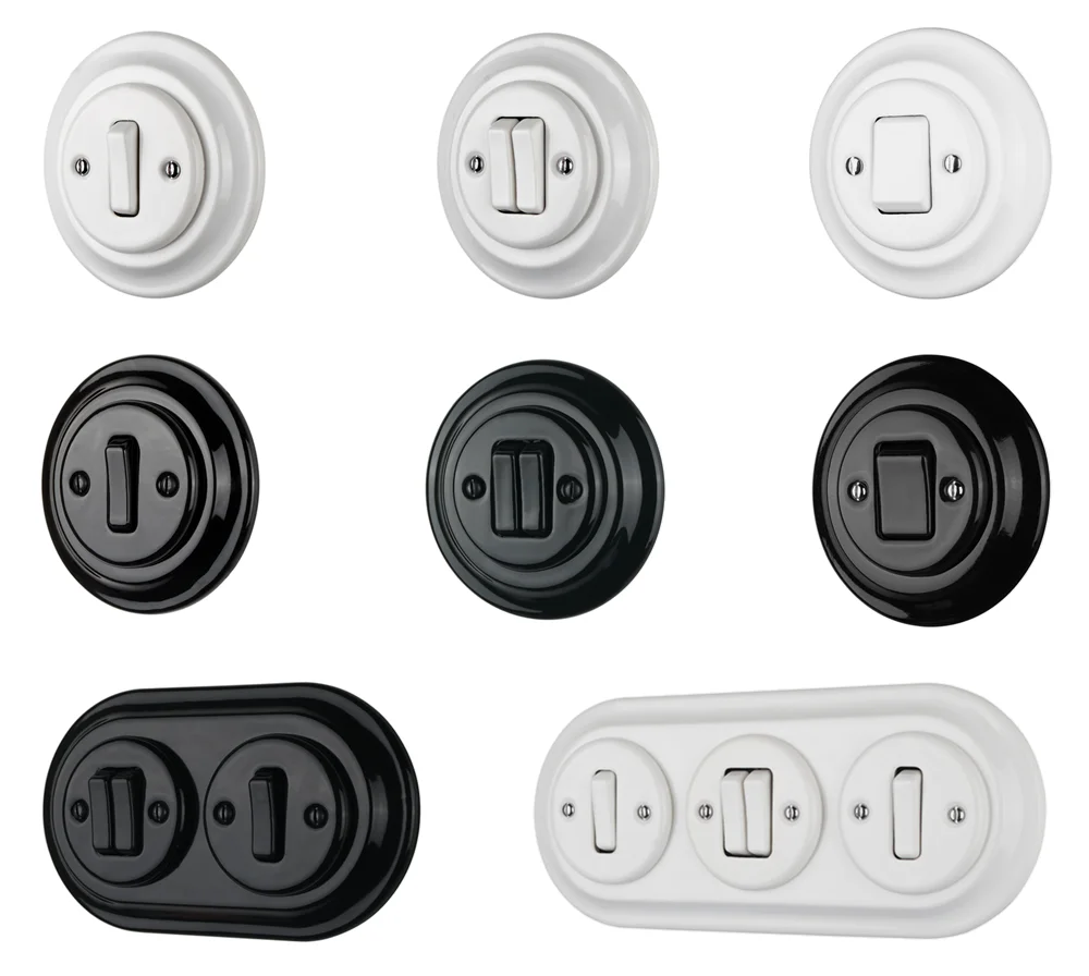 Interruttore Retrò A Levetta Singolo - Stile Vintage Per Casa E Hotel, 250V 6A - Foto 5