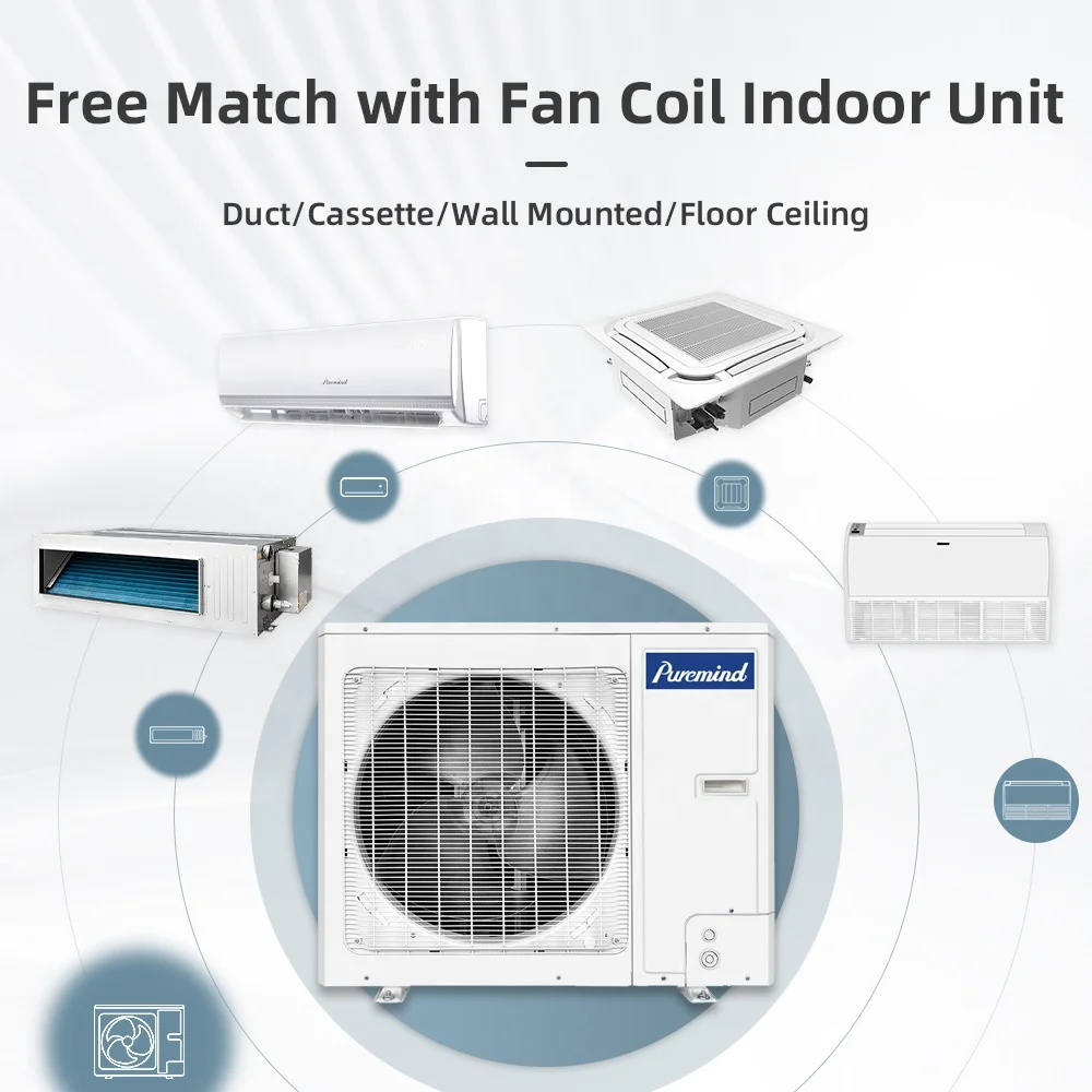 Gree 24000Btu Ceiling Mount Multi Zone Mini Split Air Conditioner Cassette Ducted VRV VRF Air Conditioning System Wifi