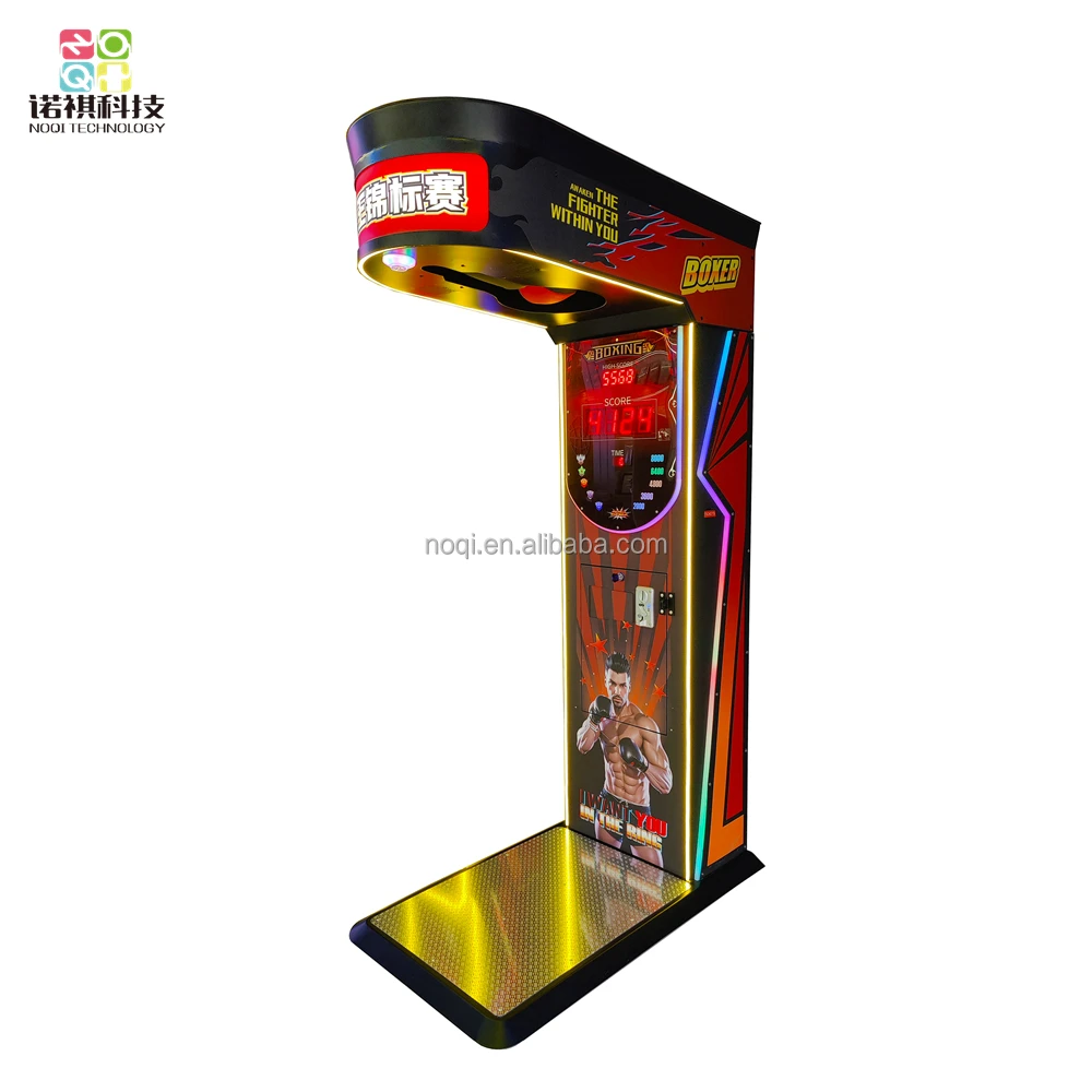 Boxing Punch Arcade Coin Operated Games for Street Amusement