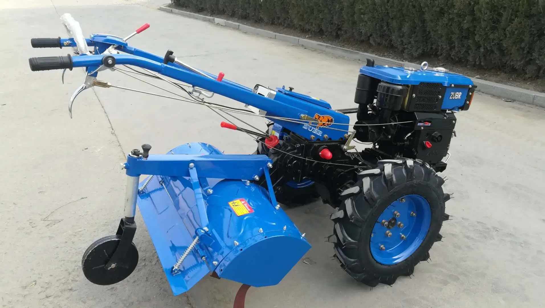 12HP Kubota Mini Walking Tractor - Multifunctional 2WD Farm