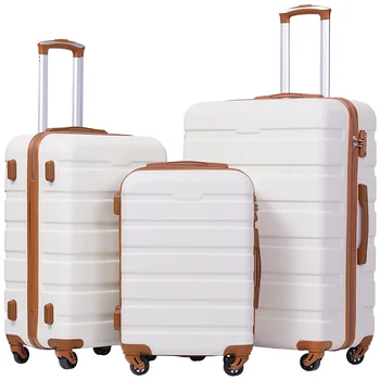Factory Direct Lightweight ABS+PC Trolley Case Large Capacity Fashionable Spinner Caster for Students Color Cartoon Polyester