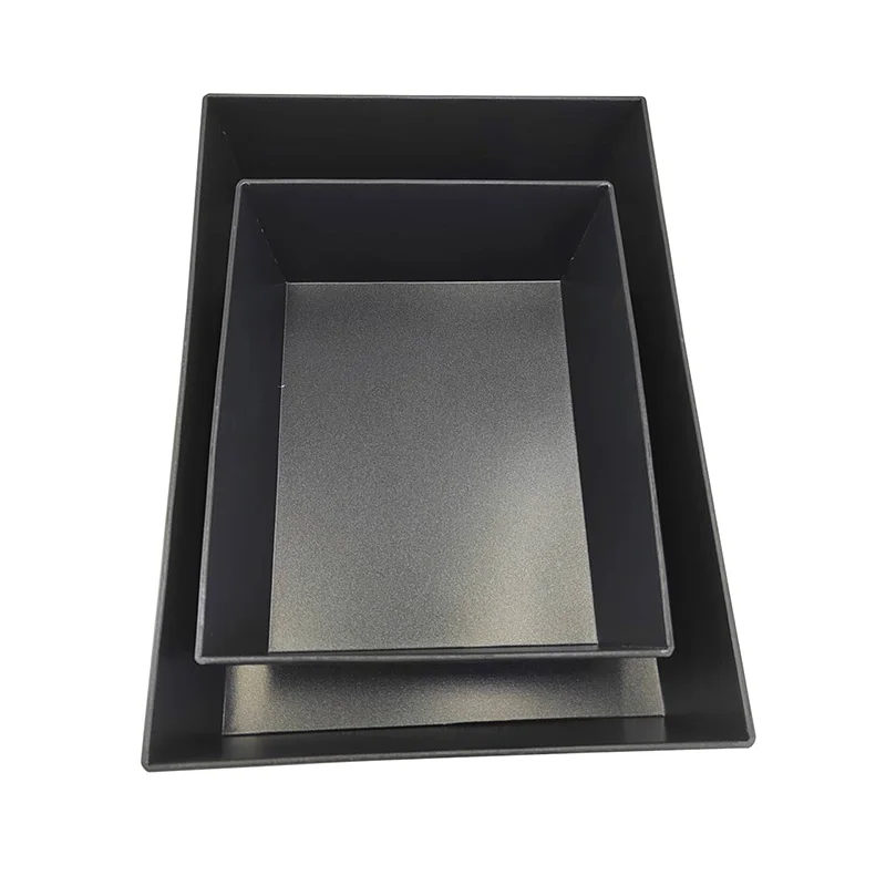 Aluminum Non Stick Rectangle Pizza Mold Deep Dish Pizza Oven Pan Detroit Style Seasoning Pizza Baking Tray