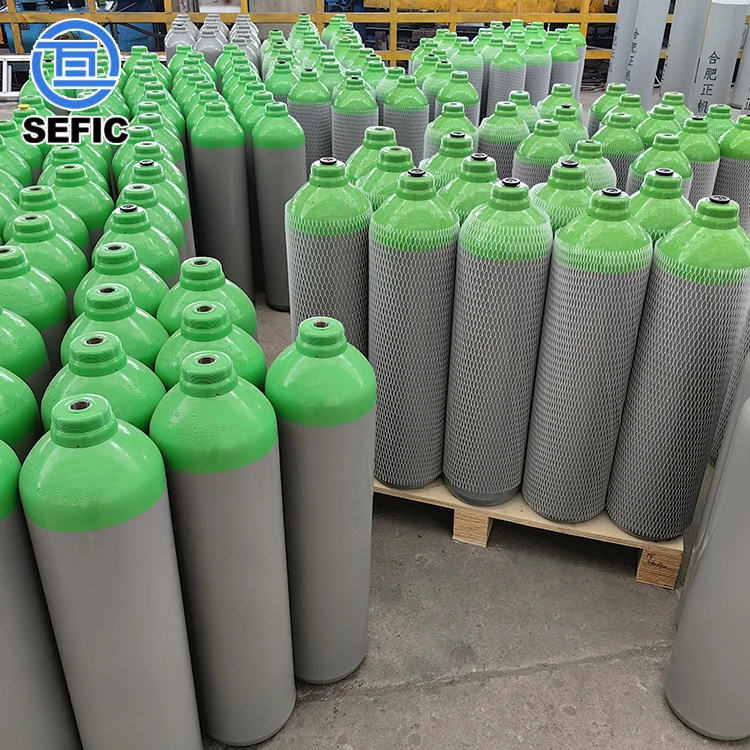 20L CO2/Nitrogen Gas Cylinders for Industrial Oxygen Argon Helium ...
