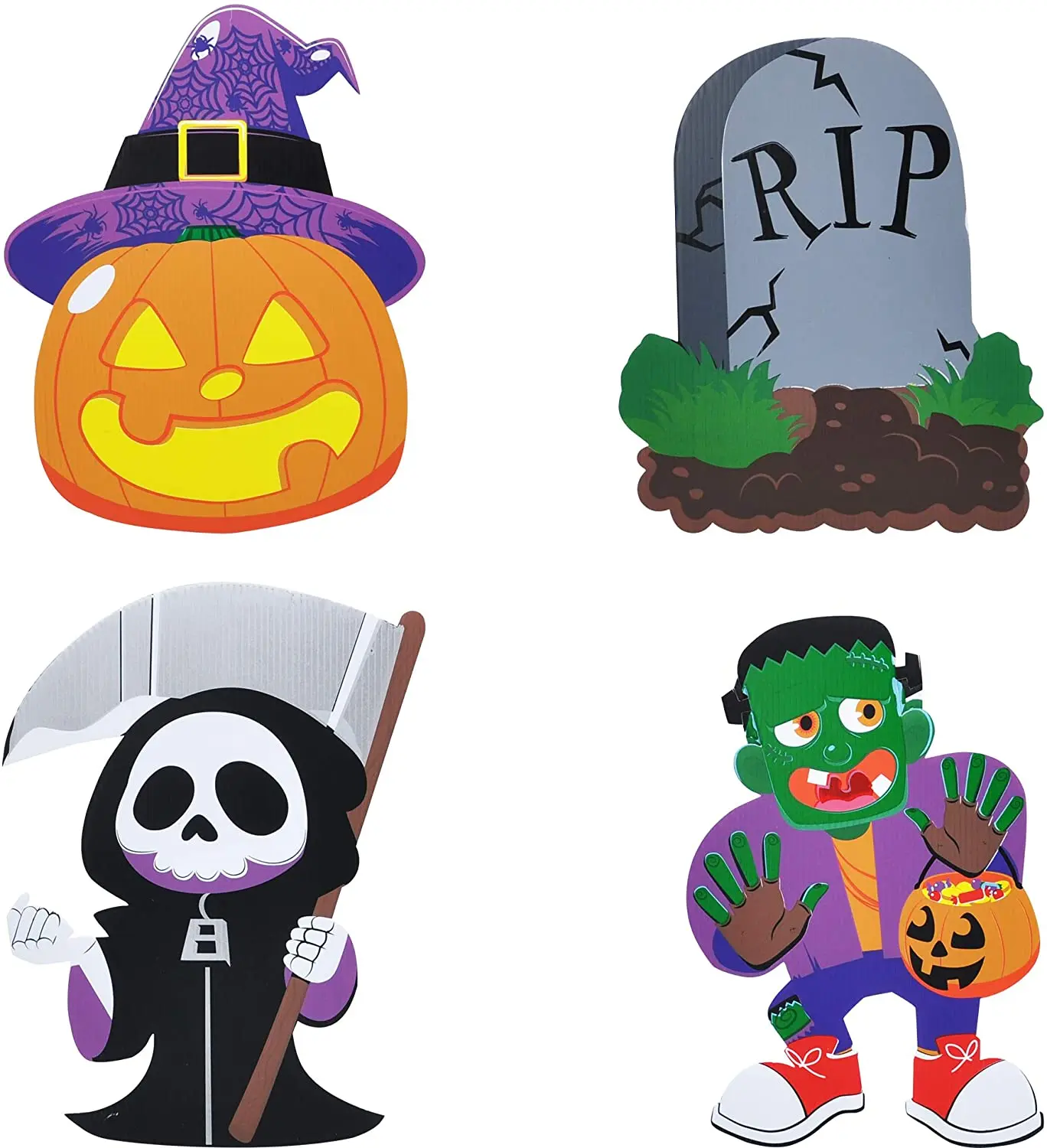 Horienteeon Panneau D'automne Avec Piquet - 20,3 X 30,5 Cm - Camion