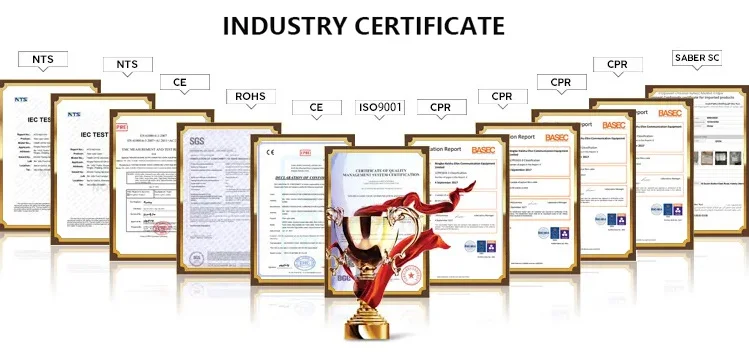 Customized Cores Outdoor Armored Fiber Optic Cable with OM1-OM4 Fiber and Temperature Resistance (-40°C to +70°C)