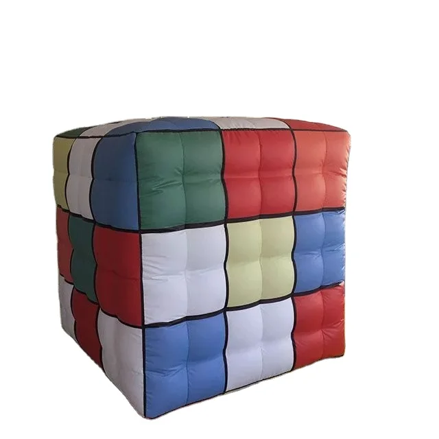 Custom Giant Inflatable Rubik Cube Magic Ball for Hanging Advertising