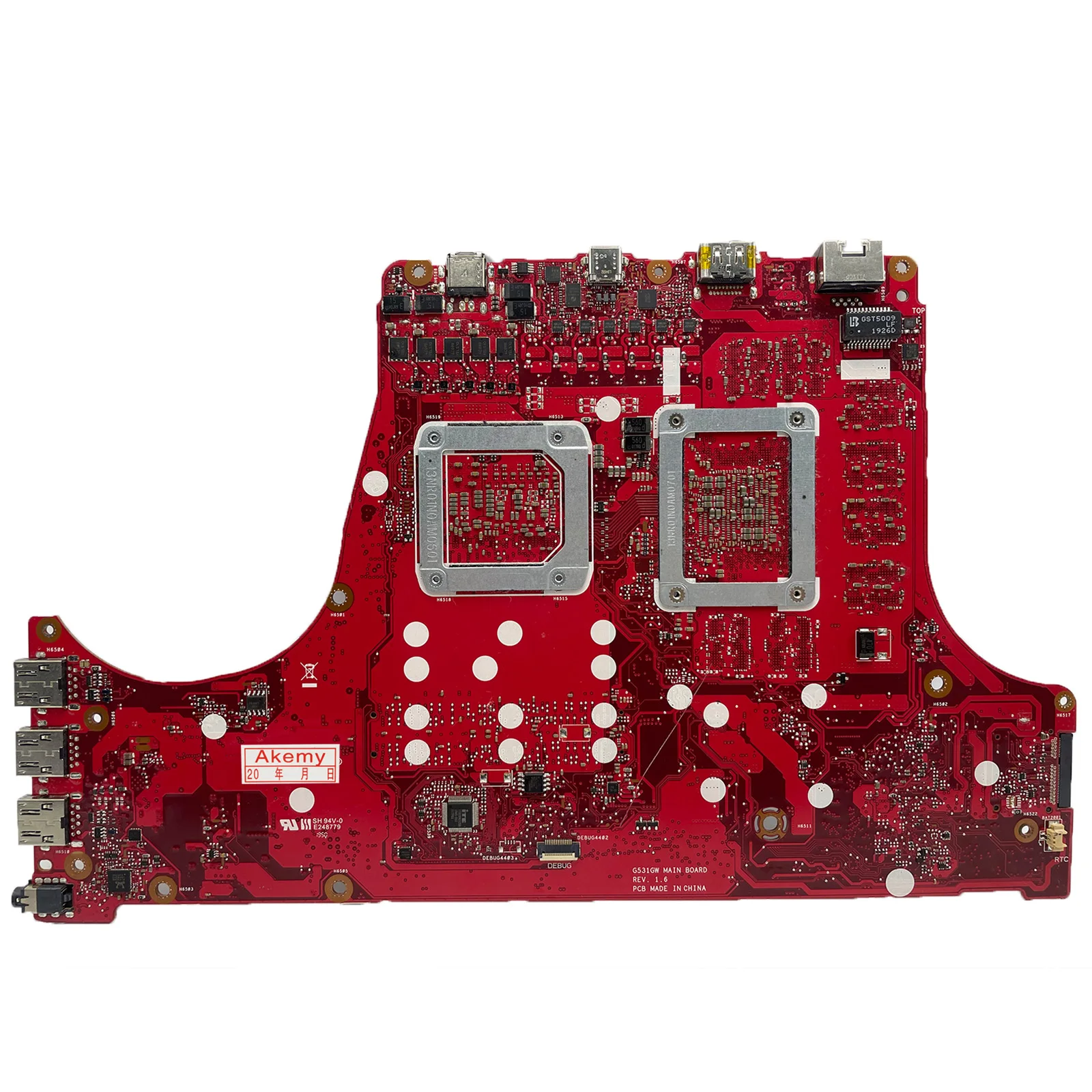 Mainboard for ASUS ROG Strix S5D S7D G531GW G531GV G531GU G531GD G731G G531G Laptop Motherboard I5 I7 GTX1660Ti RTX2060 RTX2070