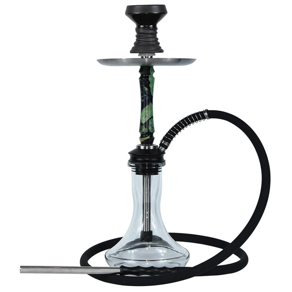 New Design Hot Sale Wholesale Cheap Aluminum Hookah Shisha Glass Hookah Chicha Nargile Shisha